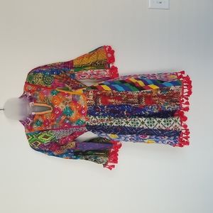 Colorful Cotton Handmade Dress.